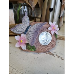 Solárný kameň - fialový motýľ