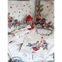 Vianočný textil - obrusý, vankúše , prestieranie ....
